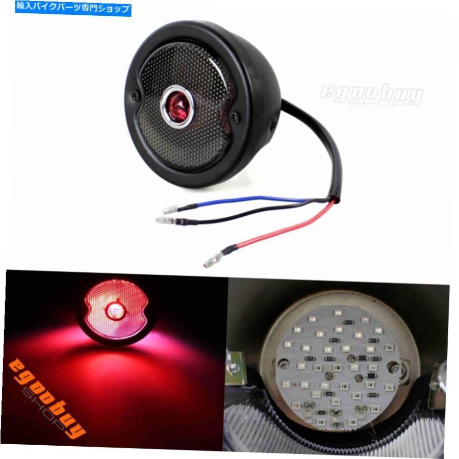 テールライト 古い学校のスポーツスターのためのレトロなスタイルのLEDブレーキTaillight＆License Plateブラケット Retro Style LED Brake Taillight_2