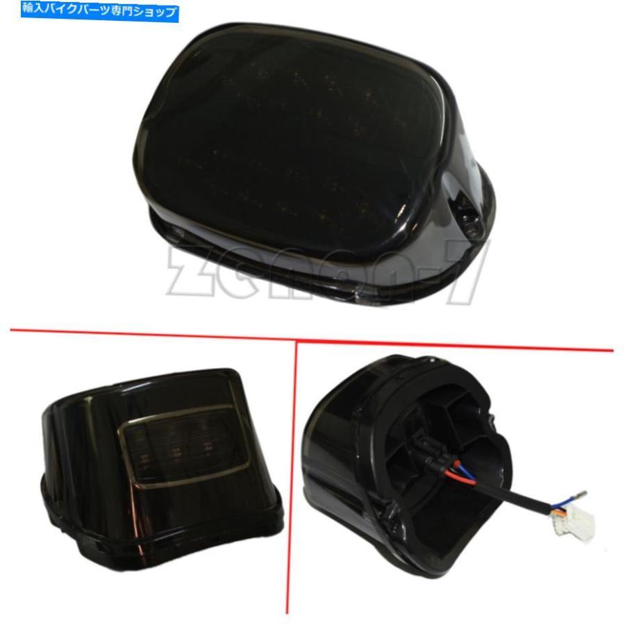 テールライト スモークレンズLEDリアテールブレーキライセンスライトスポーツスポーツスターFXDL Smoke Lens LED Rear Tail Brake License Light For
