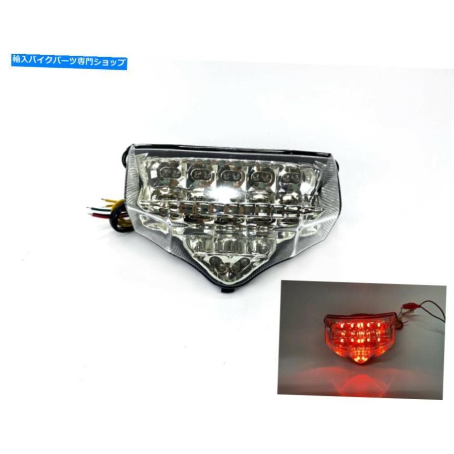 テールライト ヤマハFZ6 04-09のためのLEDブレーキテールライト内蔵信号 LED Brake Tail Light Built-in Signals For YAMAHA FZ6 04-09 Clear