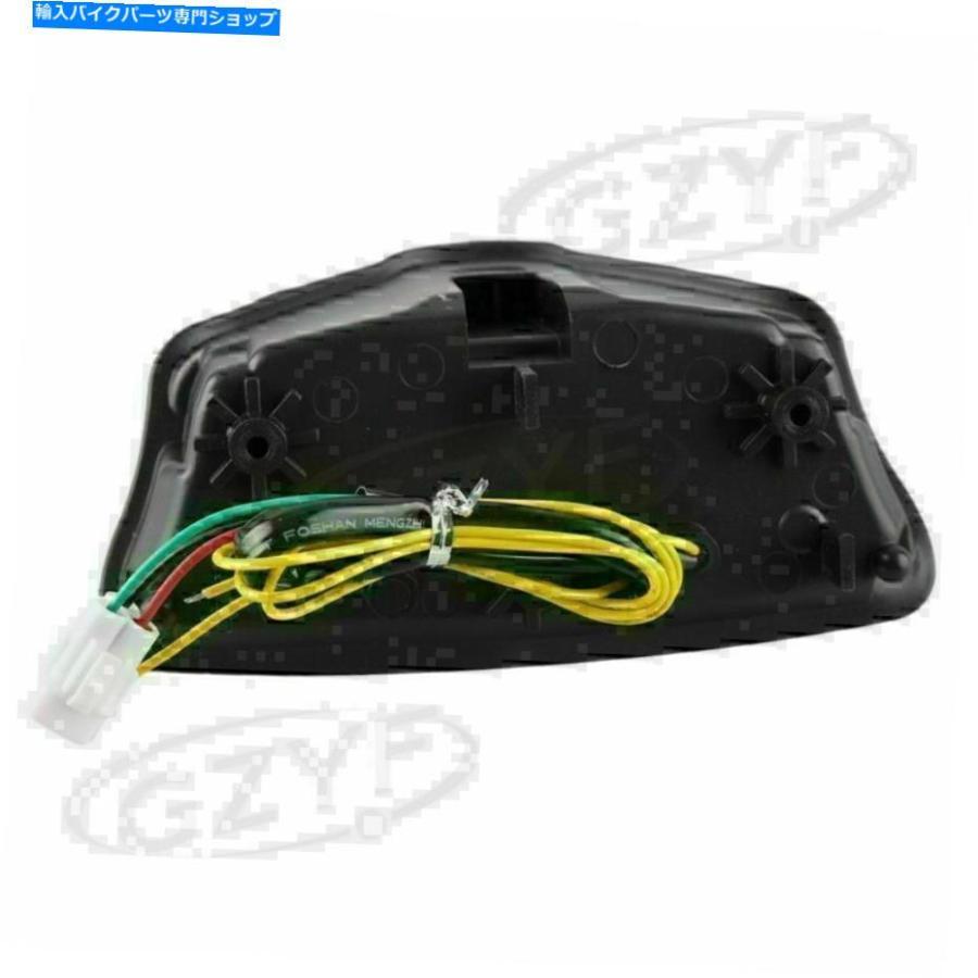 テールライト LEDブレーキテールライトW / SUZUKI GSXR600 GSXR750 2008-2012用LEDシグナルブラック LED Brake Tail Light w/ Turn Signals Black For_2