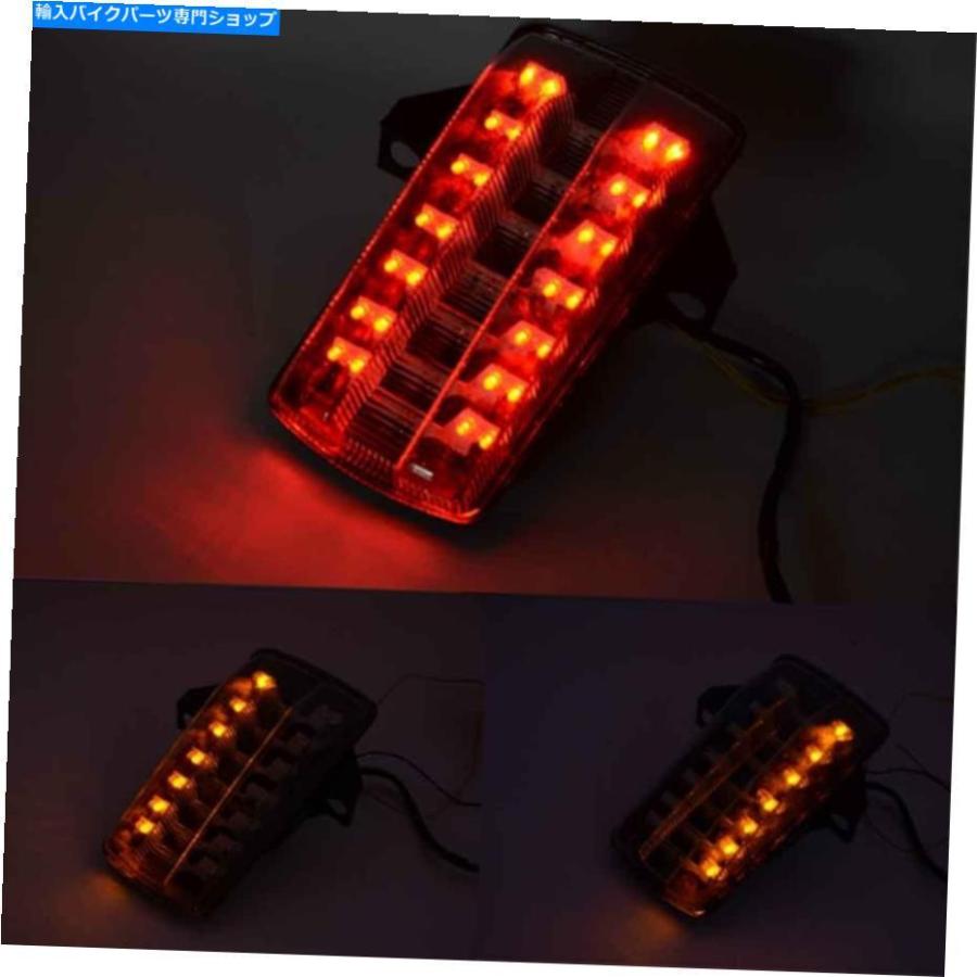 テールライト スズキSV 650/1000 03-08のための後部LEDブレーキテールライトターンシグナルスモークランプ Rear LED Brake Tail Light Turn Signal Sm