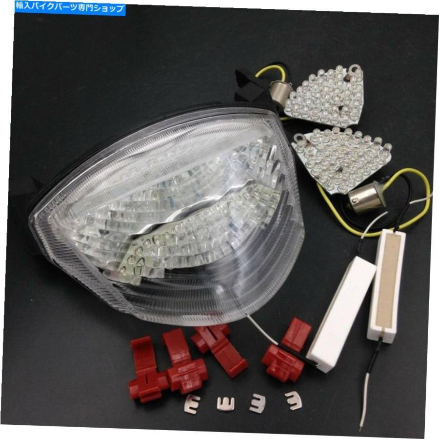 テールライト 鈴木GSXR1000 2005-2006のためのオートバイクリアブレーキテールLEDライトターン信号 Motorcycle Clear Brake Tail LED Light Turn Sign_1