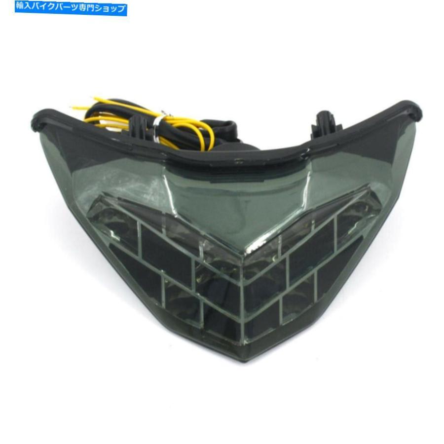 テールライト Ninja 300r 2013-2017のための黒リアテールライトブレーキターン信号 Black Rear Tail Light Brake Turn Signal For Ninja 300R 2013-20