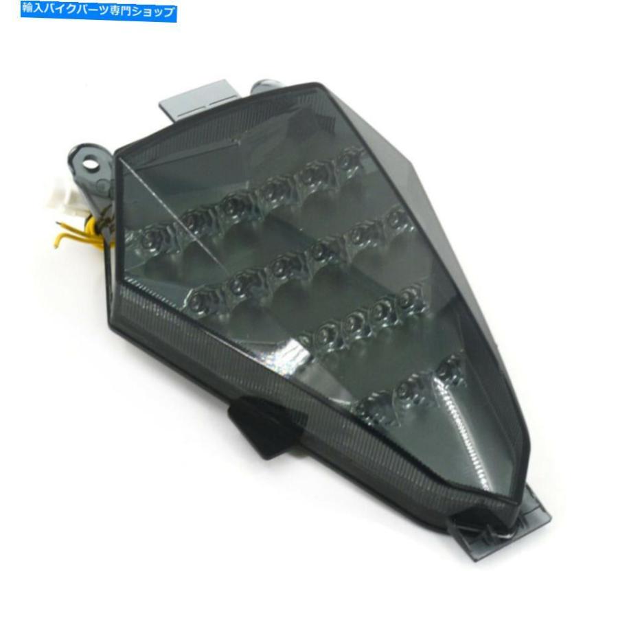 テールライト YZF R6 YZFR6 2008-2015 2014ブラックのリアテールライトブレーキターン信号 Rear Tail Light Brake Turn Signal For YZF R6 YZFR6 2008