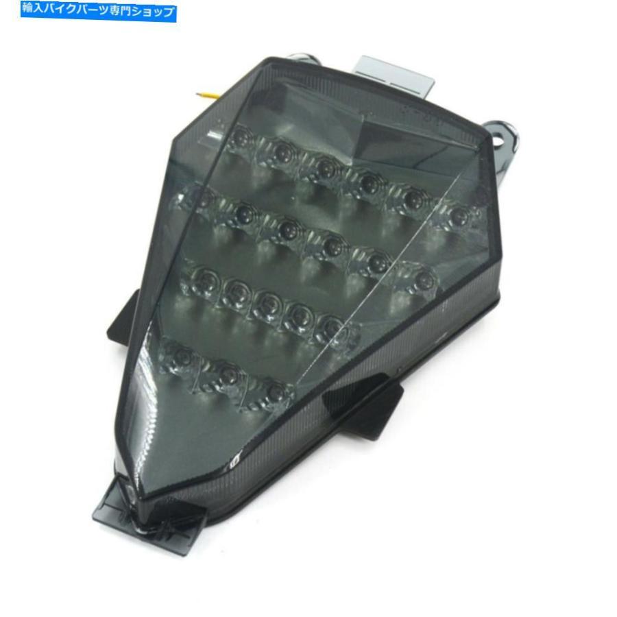 テールライト YZF R6 YZFR6 2008-2015 2014ブラックのリアテールライトブレーキターン信号 Rear Tail Light Brake Turn Signal For YZF R6 YZFR6 2008_1