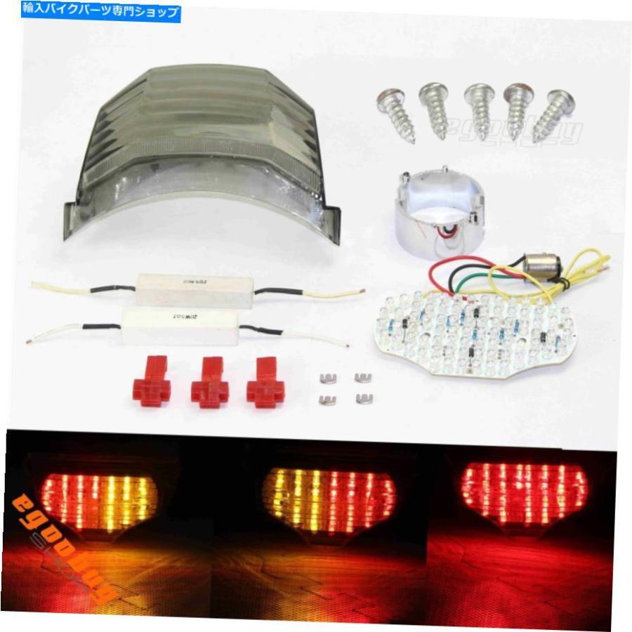 テールライト オートバイ統合LEDブレーキストップTaillight for Yamaha FZ6 Fazer 600 2003-2008 Motorcycle Integrate LED Brake Stop Taillight For