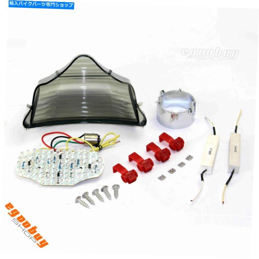 テールライト オートバイ統合LEDブレーキストップTaillight for Yamaha FZ6 Fazer 600 2003-2008 Motorcycle Integrate LED Brake Stop Taillight For_2