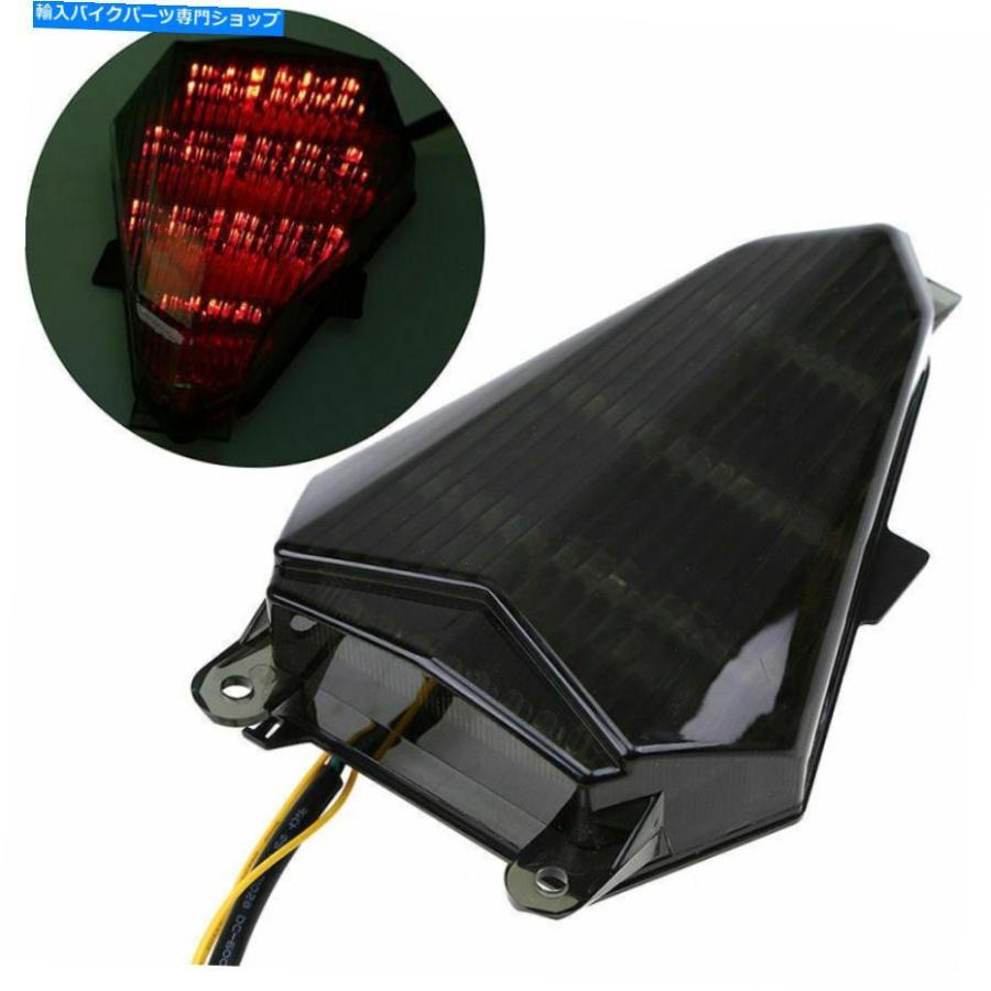 テールライト リアブレーキストップテールライトLEDターン信号ライトABSヤマハYZF R6 06-07 Rear Brake Stop Tail Light LED Turn Signal Light ABS f