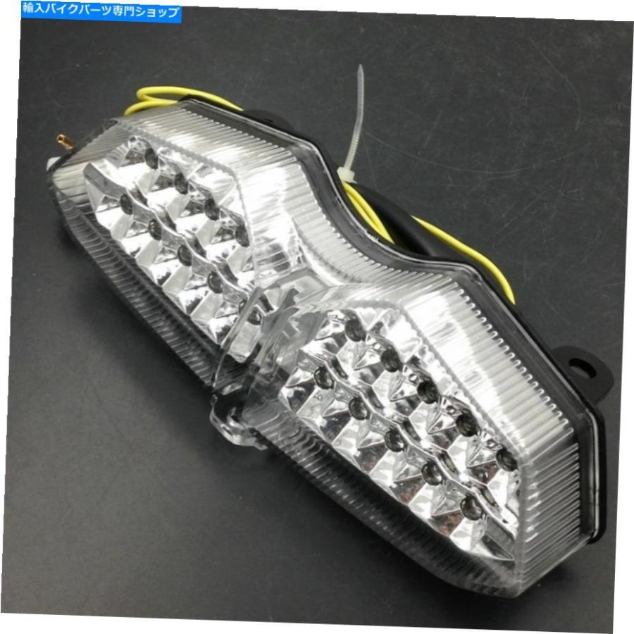 テールライト ヤマハYZF-R6 03-05 R6S 2006-2008のためのクリアブレーキLEDテールライトターン信号 Clear Brake LED Tail Light Turn Signal For Yama