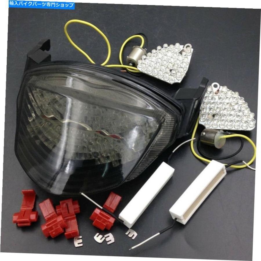 テールライト スズキGSXR1000 2005-2006のためのオートバイのスモークブレーキテールLEDライトターン信号 Motorcycle Smoke Brake Tail LED Light Tur