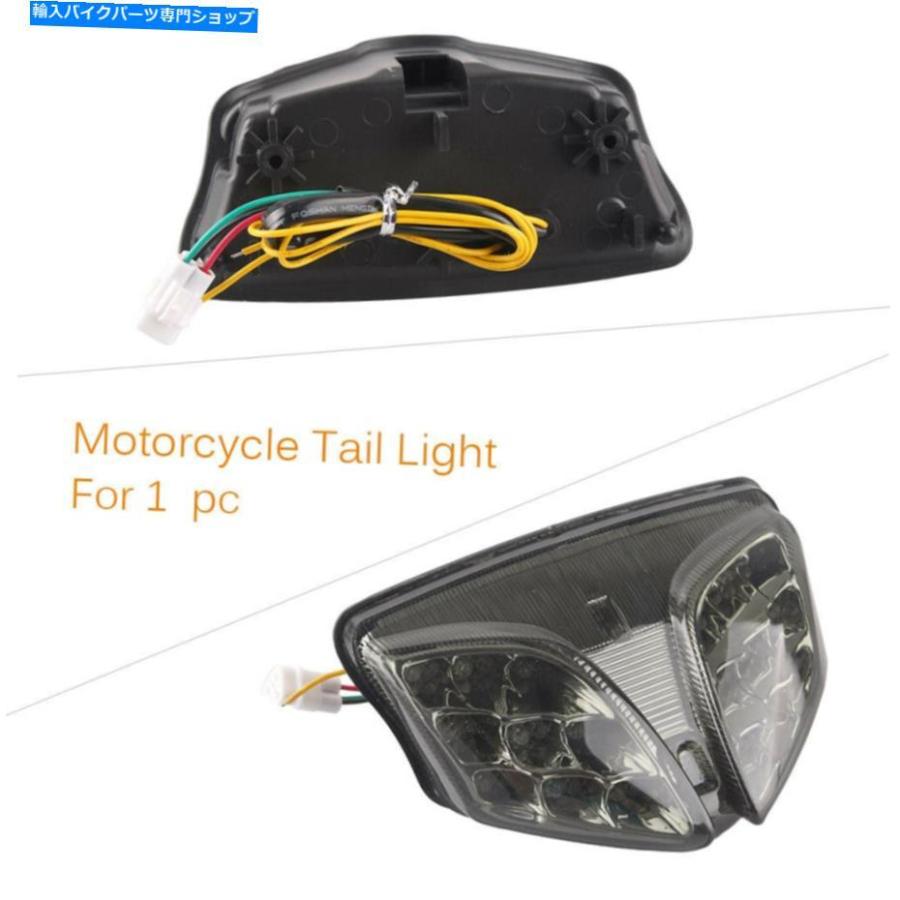 テールライト LEDテールライトブレーキランプターンシグナルスモークレンズフィットスズキGSXR 600 750 08-12 LED Tail Light Brake Lamp Turn Signal