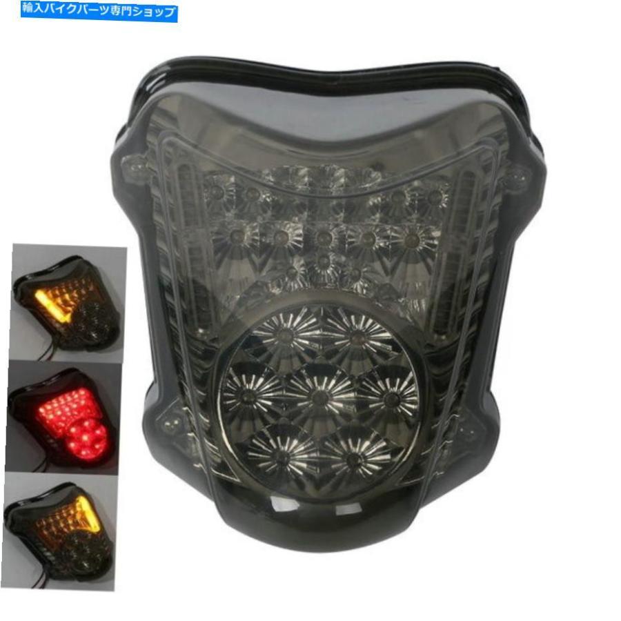 テールライト 鈴木早見gsx1300r 08-20のための1倍のLEDの煙テールライトターンシグナルフィット 1X LED Smoke Tail light Turn Signal Fit For Suzuki