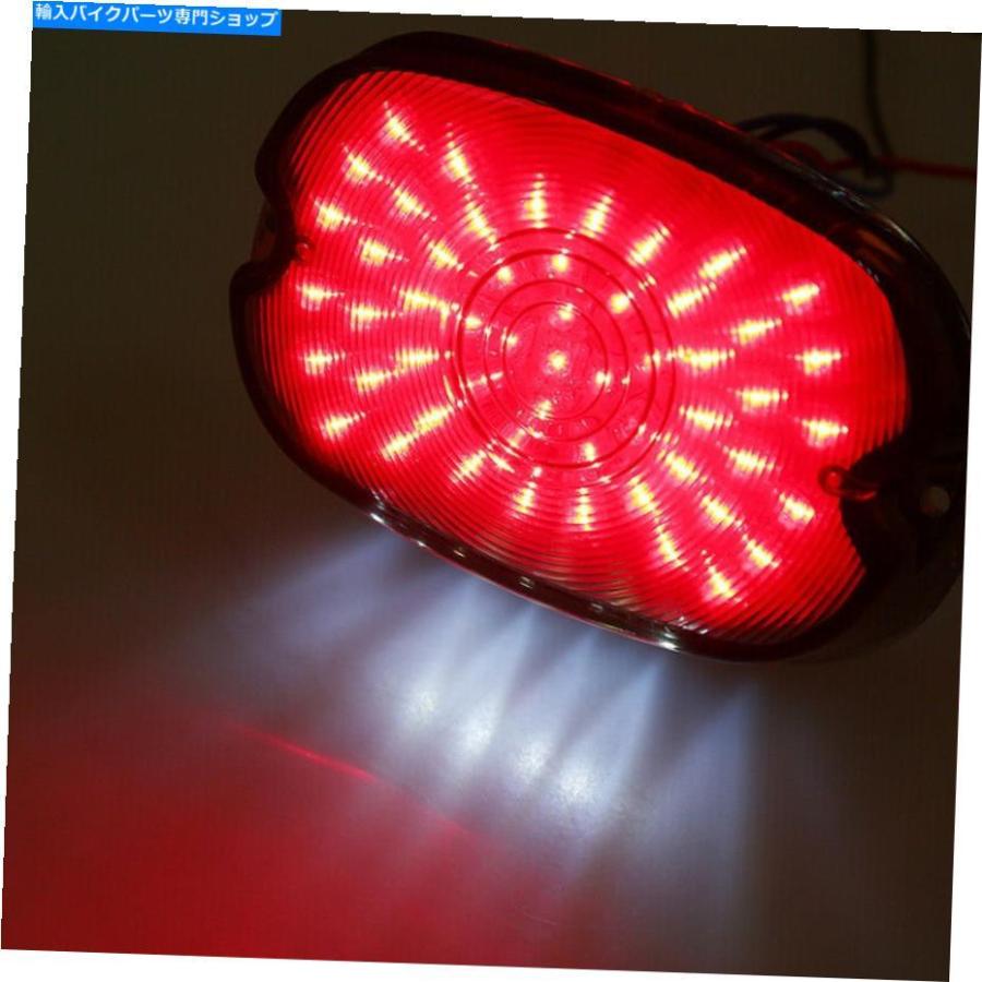 テールライト 1×リアオートバイテールライトブレーキライトアセンブリLED 12V用プラスチック 1 x Rear Motorcycle Tail Light Brake Light Assemblie_1