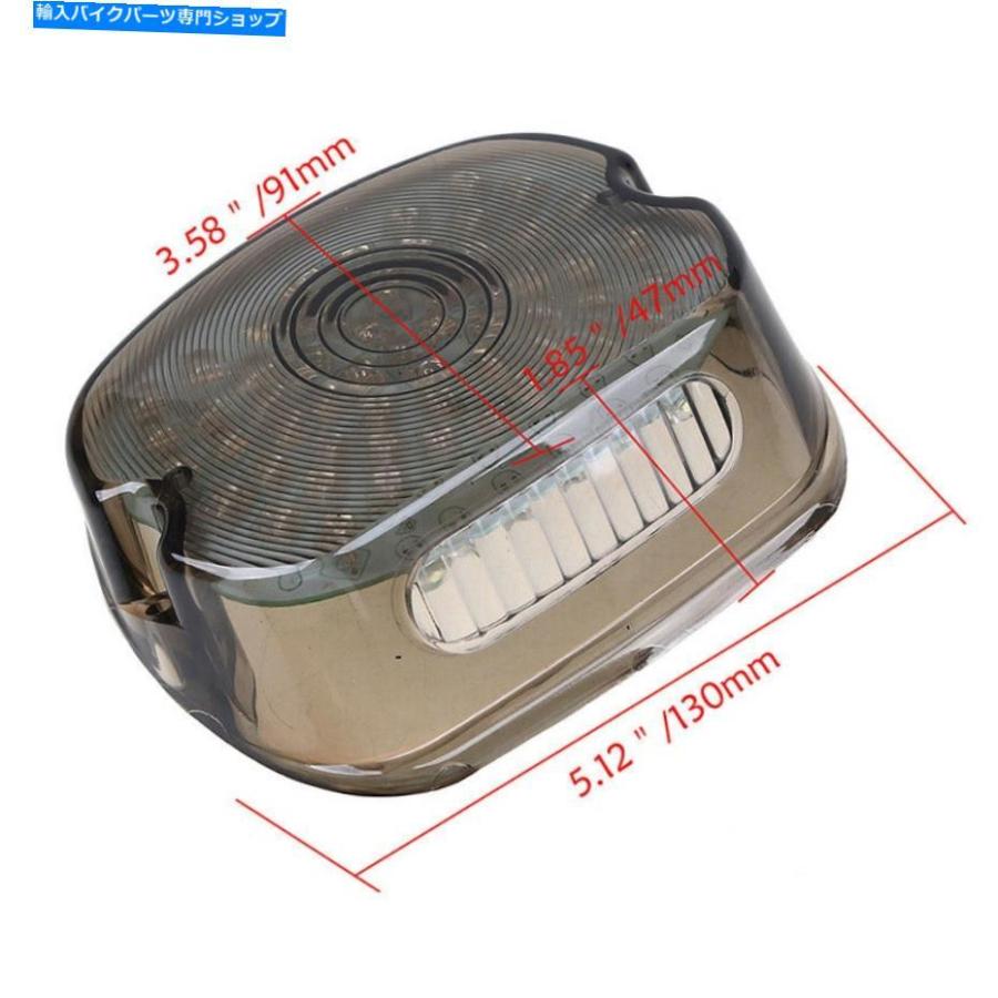 テールライト 1×リアオートバイテールライトブレーキライトアセンブリLED 12V用プラスチック 1 x Rear Motorcycle Tail Light Brake Light Assemblie_2