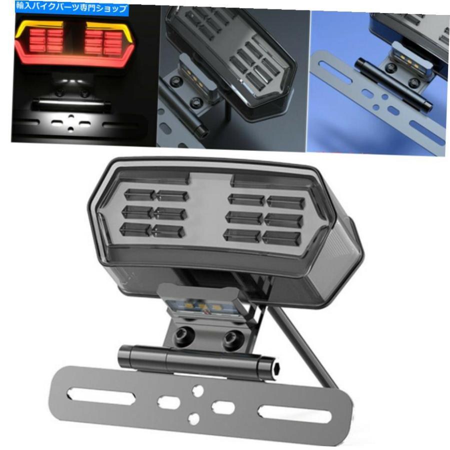 テールライト オートバイLEDターンシグナルテールライトカフェレーサーフェンダーエッジブレーキ Motorcycle LED Turn Signals Tail Light Cafe Racer