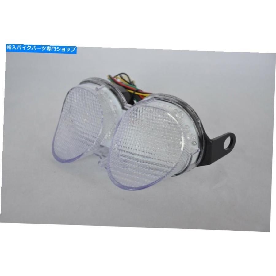 テールライト 透明なLEDブレーキテールライトINT。ヤマハ2001-2002 YZF R6、R6の信号 Clear Led Brake Tail light Int. Turn Signals for Yamaha 2001