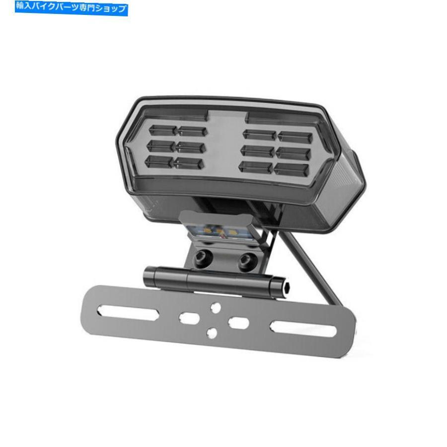 テールライト 多機能LEDテールライトアセンブリオートバイ回転信号テールライト12V Multifunctional LED Tail Light Assembly Motorcycle Turn Signal_1