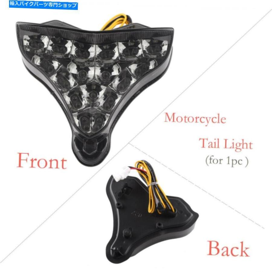 テールライト ヤマハYZF R1 2009-2013のための1ピーのオートバイLEDブラックテールブレーキライトTaillamp 1pc Motorcycle LED Black Tail Brake Ligh