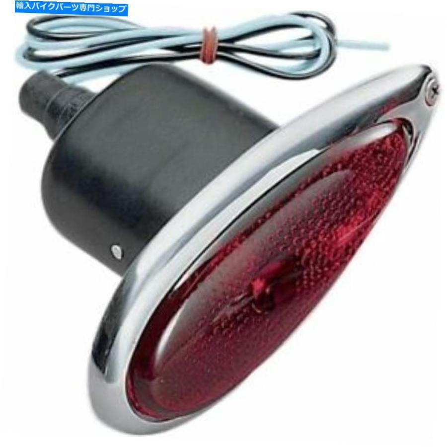 テールランプ 真っ赤水晶体のティアロップTaillight閃光電球マウント RED LENS TEARDROP TAILLIGHT FLUSH MOUNT