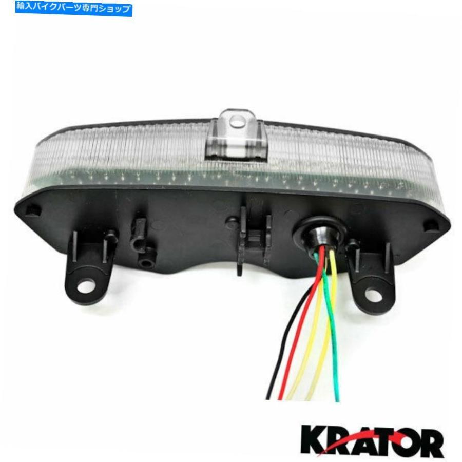 テールライト 2004年YAMAHA YZF R6 YZF-R6のターン信号と統合された煙LEDテールライト Smoke LED Tail Light Integrated with Turn Signals For 2004_2