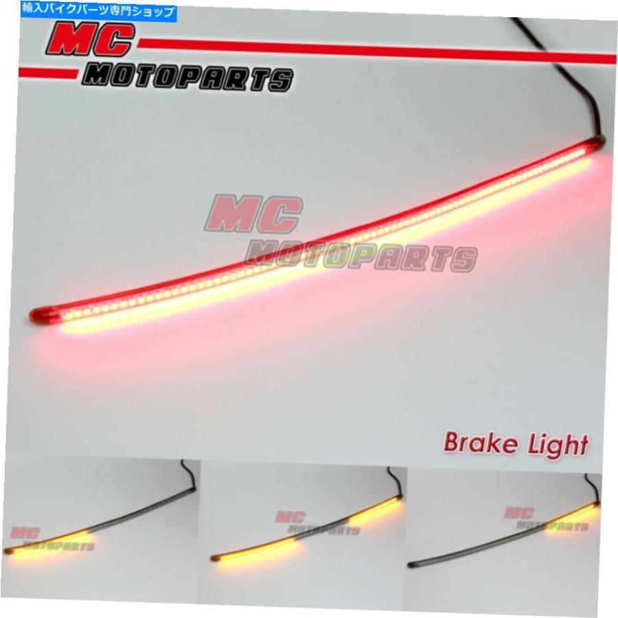 テールライト Moto MoriniのオートバイのためのAMP-Z 42cmの煙の統合LEDテールライトバーチューブ AMP-Z 42cm Smoke Integrated LED Tail Light bar T_1