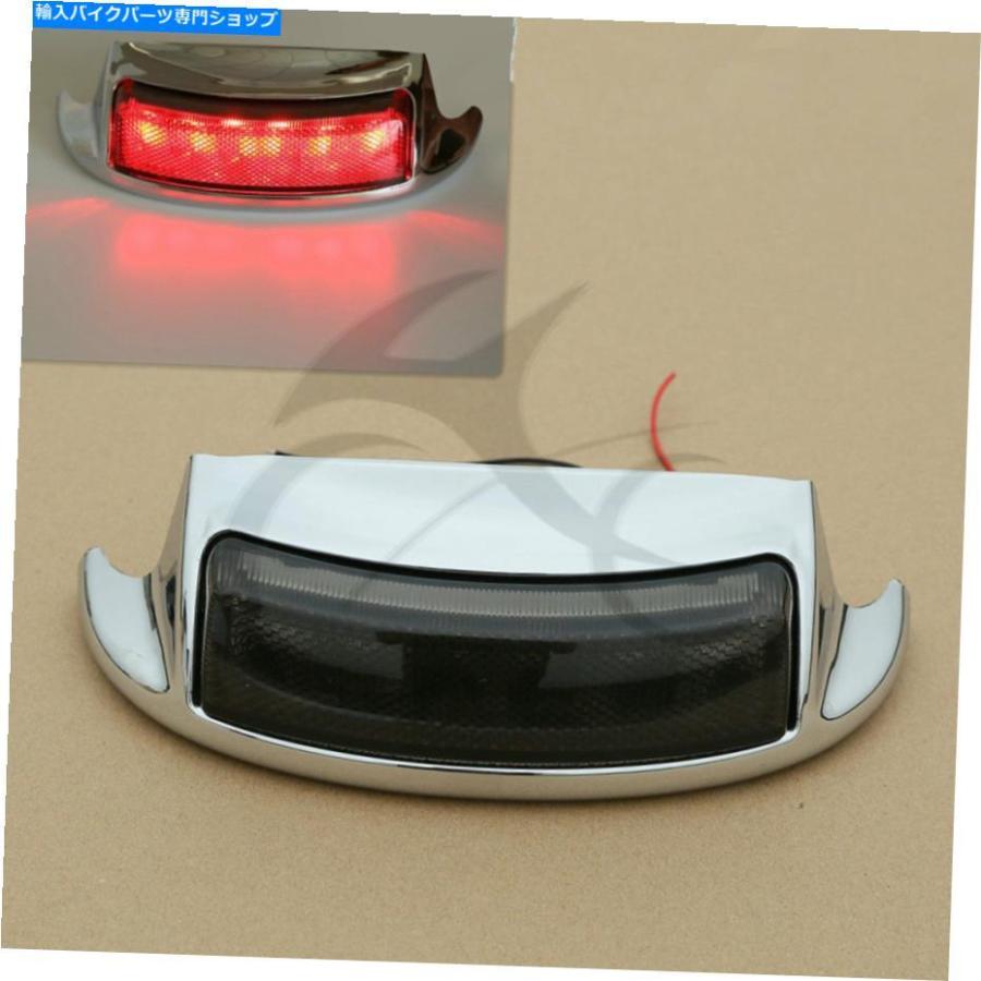 テールライト ハーレーエレクトラグライドクラシックのための補助リアフェンダーブレーキランプテールライトフィット Auxiliary Rear Fender Brake La