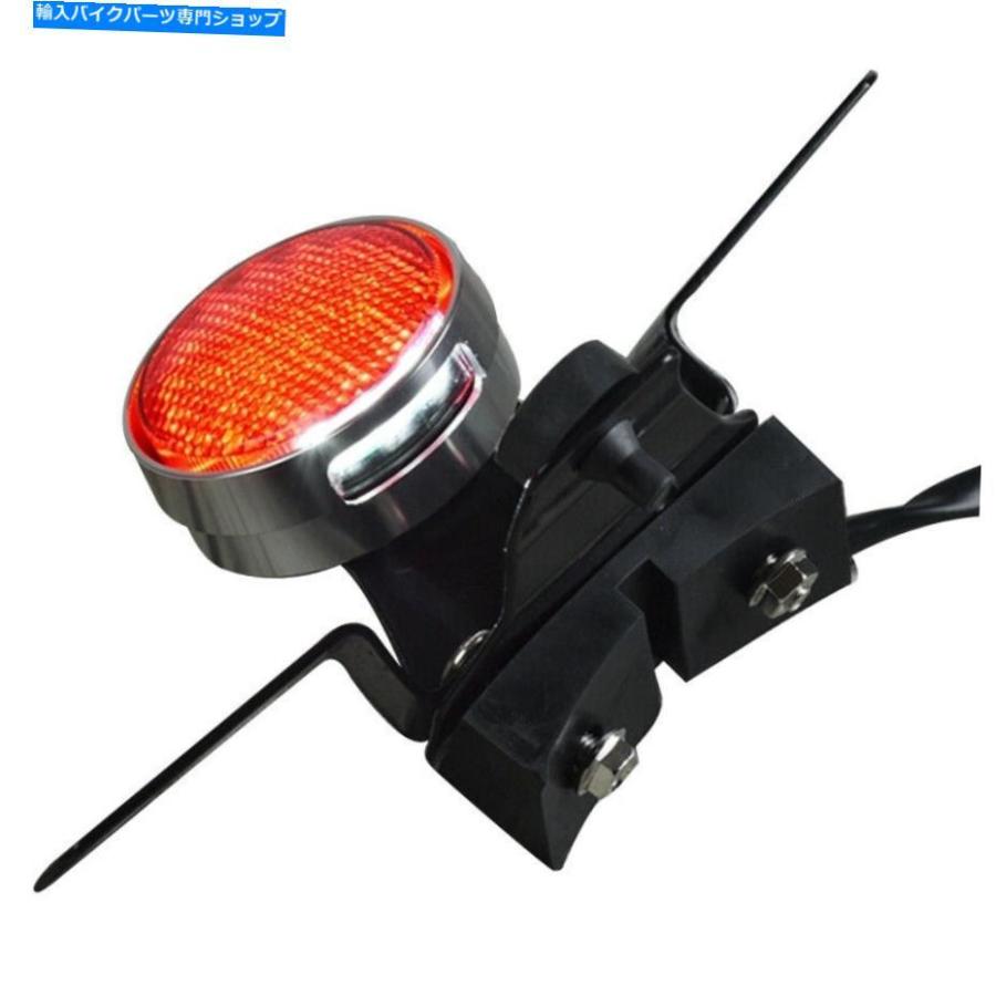 テールライト 12V CNCオートバイLEDリアブレーキ/ナンバープレート/ターン信号統合タレイト 12V CNC Motorcycle LED Rear Brake/License Plate/Turn S_2