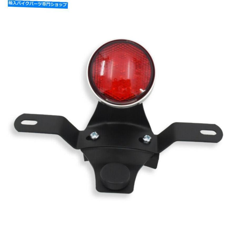 テールライト 12VオートバイスクーターLEDリアブレーキライセンスプレートターンシグナルストップテールライト 12V Motorcycle Scooter LED Rear Brak_2