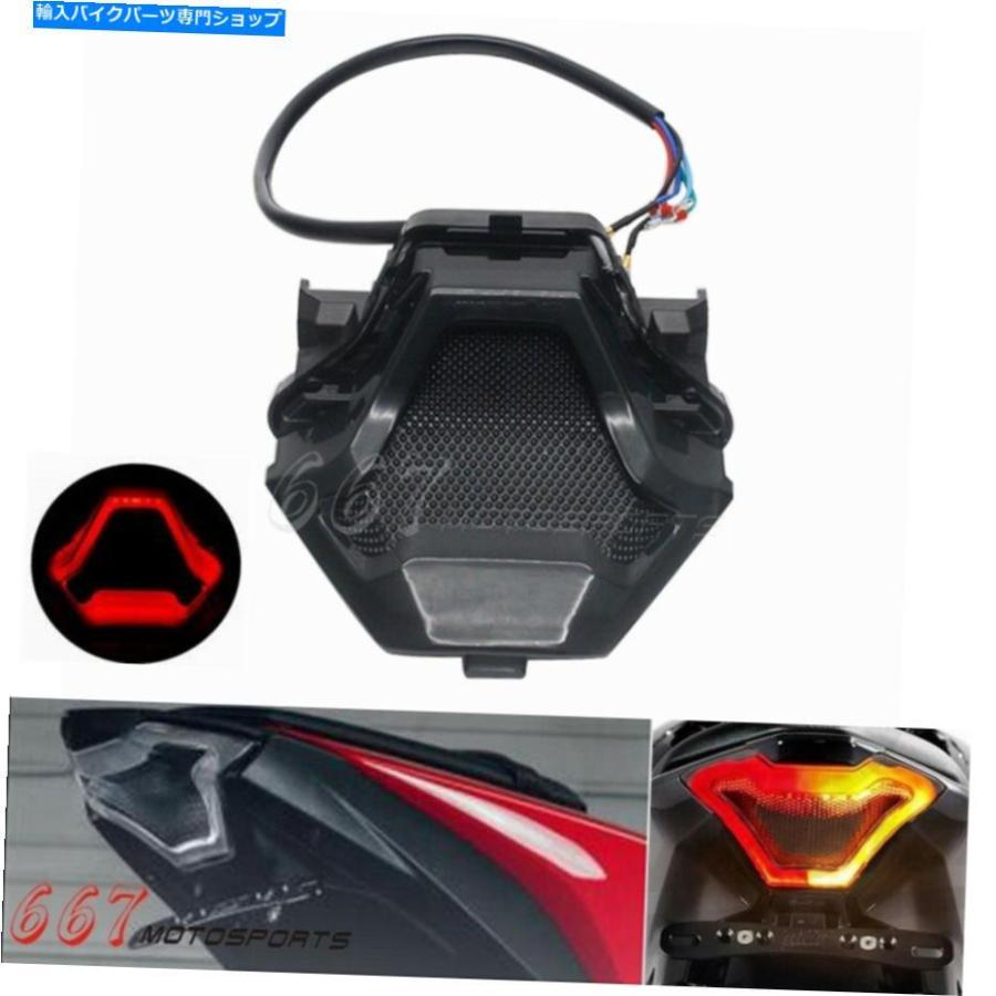 テールライト ヤマハYZF R3 R25 Y15ZR MT07 YZFのためのLEDテールライト後部ターン信号ブレーキライト LED Tail Light Rear Turn Signal Brake Light