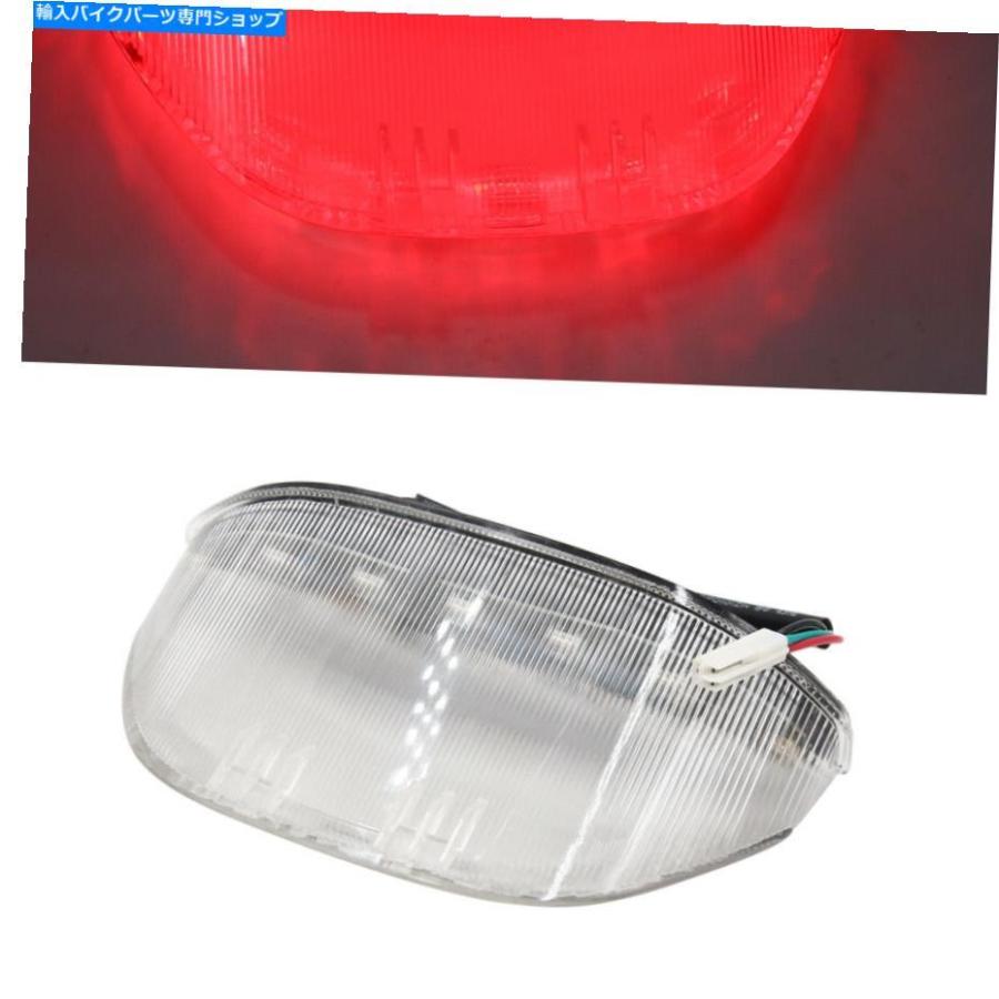 テールライト 03-06ホンダCBR600RRのための13.5Vクリアシェルオートバイの赤いLEDブレーキテールライト 13.5V Clear Shell Motorcycle Red LED Brake