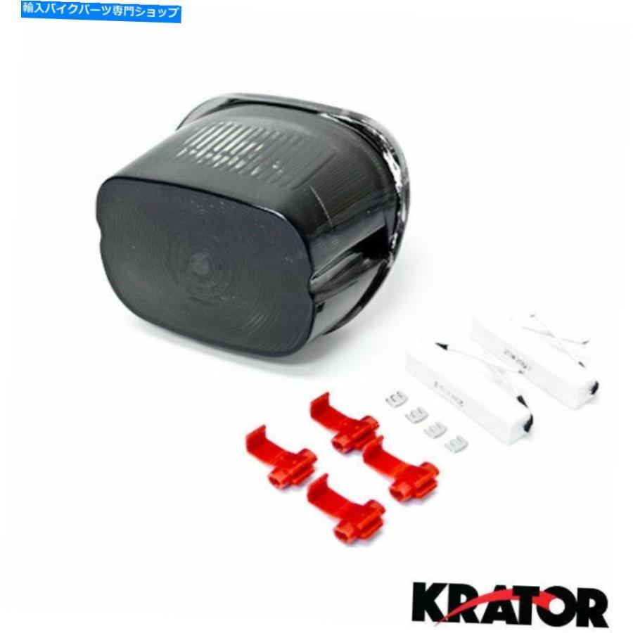 テールライト 1996 - 2008年ハーレーダビッドソン+ Sportbike Keychainのための煙LED統合タレイト Smoke LED Integrated Taillight For 1996-2008 Har_1