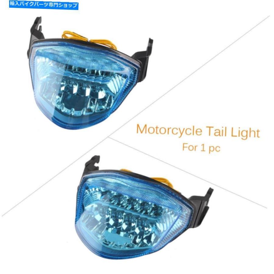 テールライト Suzuki GSXR 1000 2005 2006 BlueのためのLED Taillightの統合信号ランプ LED Taillight Integrated Turn Signal Lamps for Suzuki GSXR