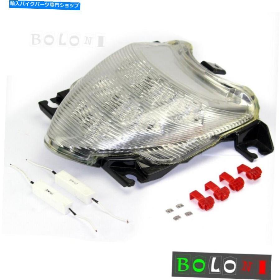 テールライト 鈴木Boulevard M109R 2006-2009のための統合LEDターン信号ブレーキテールライト Integrated LED Turn Signal Brake Tail Light for Suzu_2