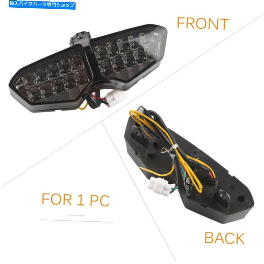 テールライト YZF R6 2003-2005 R6S 2006-09 W /ターン信号のためのモーターブラックLEDブレーキテールライト Motor Black LED brake Taillight For Y