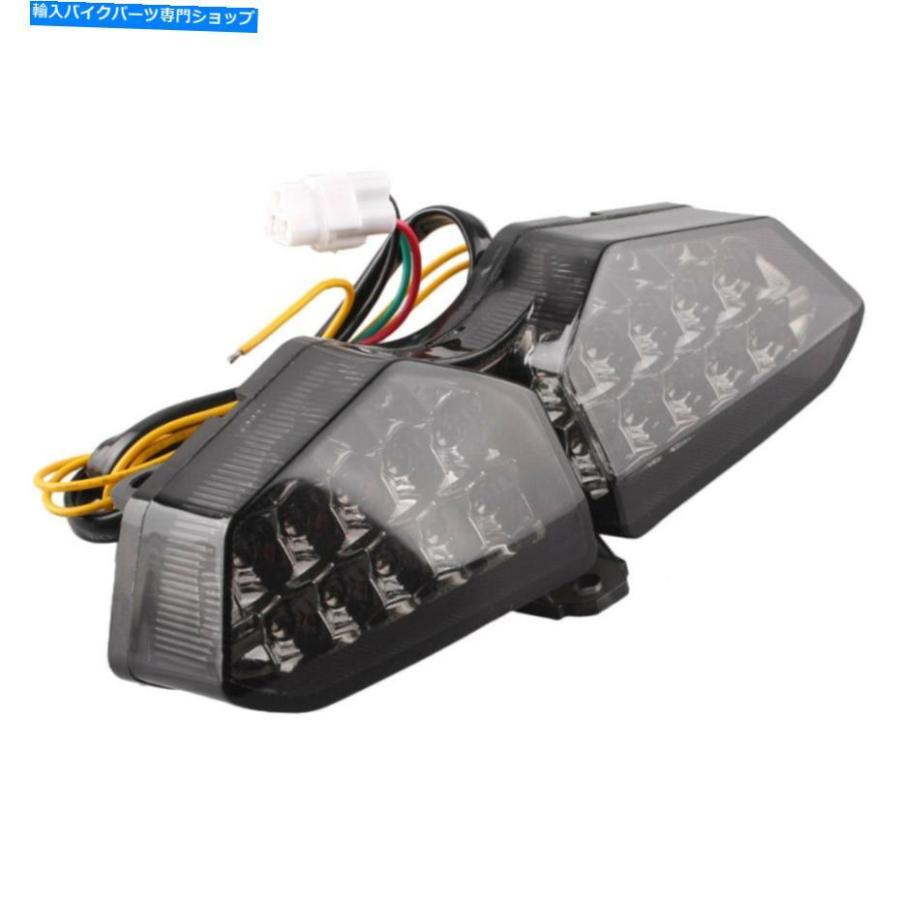 テールライト YZF R6 2003-2005 R6S 2006-09 W /ターン信号のためのモーターブラックLEDブレーキテールライト Motor Black LED brake Taillight For Y_1