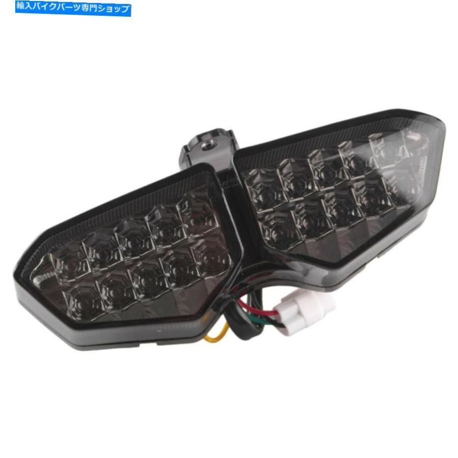 テールライト YZF R6 2003-2005 R6S 2006-09 W /ターン信号のためのモーターブラックLEDブレーキテールライト Motor Black LED brake Taillight For Y_2