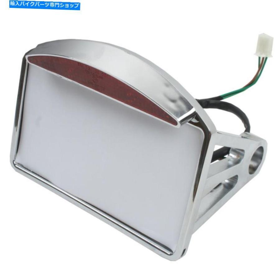 テールライト Harley Sportster Dyna Softailカスタムのための新しいLEDライセンスプレートテールライトフィット New LED LICENSE PLATE TAIL LIGHT F