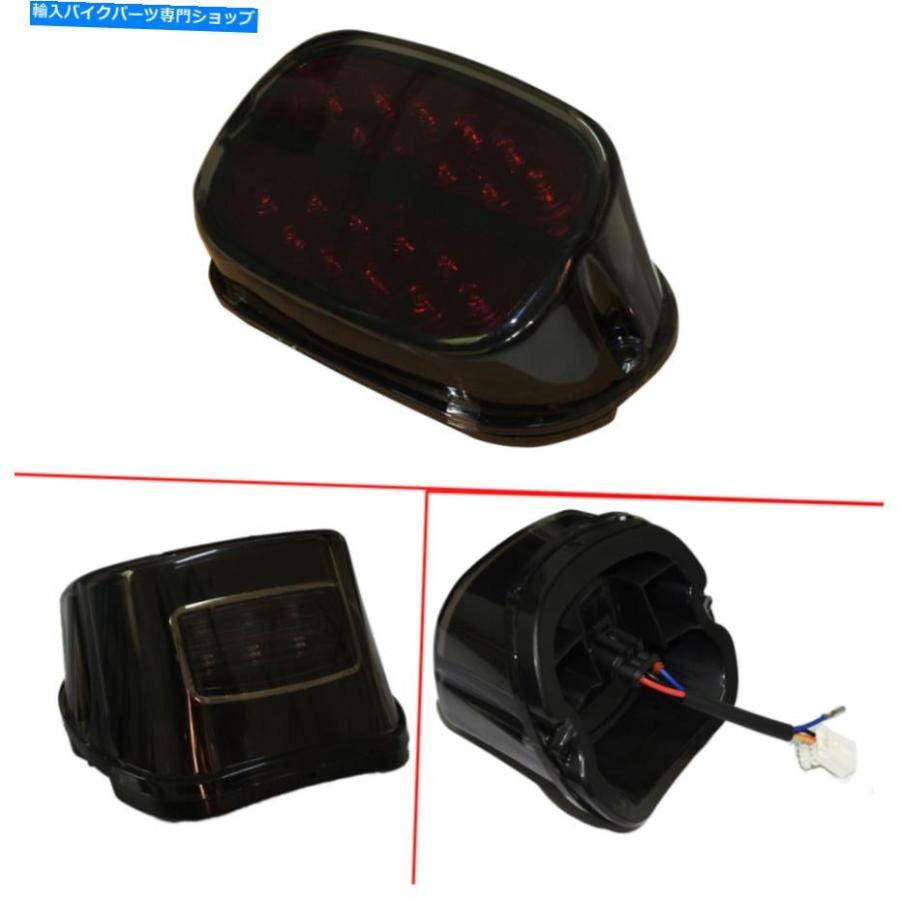 テールライト ハーレーソフトスポーツスターFXDLのための赤いレンズLEDリアテールブレーキライトライト Red Lens LED Rear Tail Brake License Light
