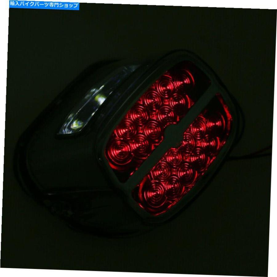 テールライト ABS赤白LED 12Vリアテールライトブレーキストップ