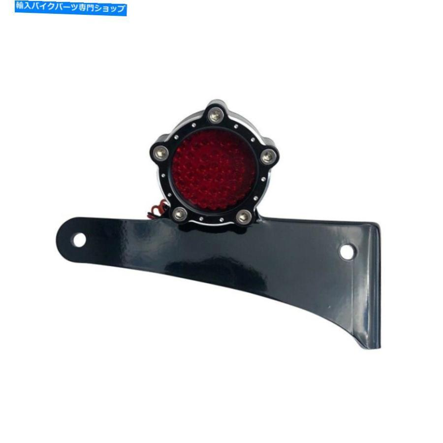 テールライト ハローサイドマウントテールライトライセンスプレートブラックコントラストカットマシンガン3/4 i ... HALO SIDE MOUNT TAIL LIGHT LICE