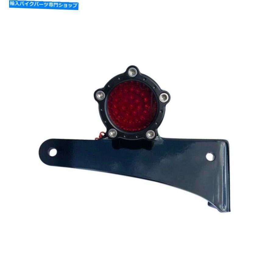 テールライト ハローサイドマウントテールライトライセンスプレートブラックマシンガン3/4インチアクスル HALO SIDE MOUNT TAIL LIGHT LICENSE PLATE