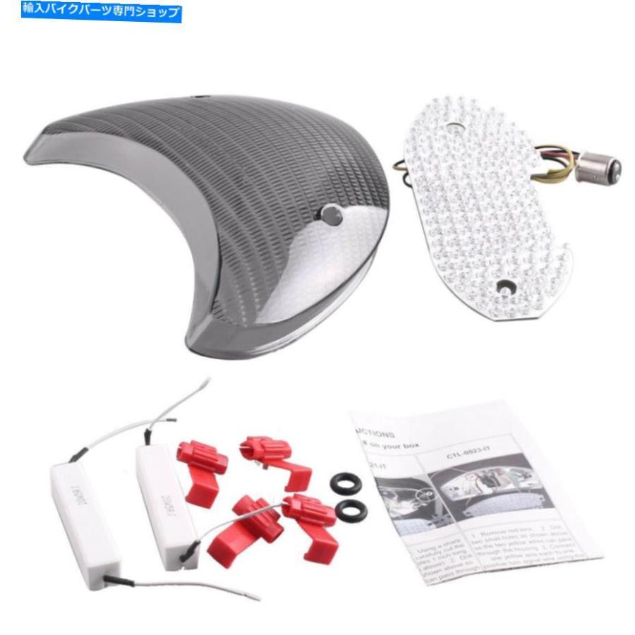 テールランプ Ducati SuperSport 1999-2007の利巧の煙LEDテールブレーキライトインジケータテールランプ Smoke LED Tail Brake Lights Indicator Tail