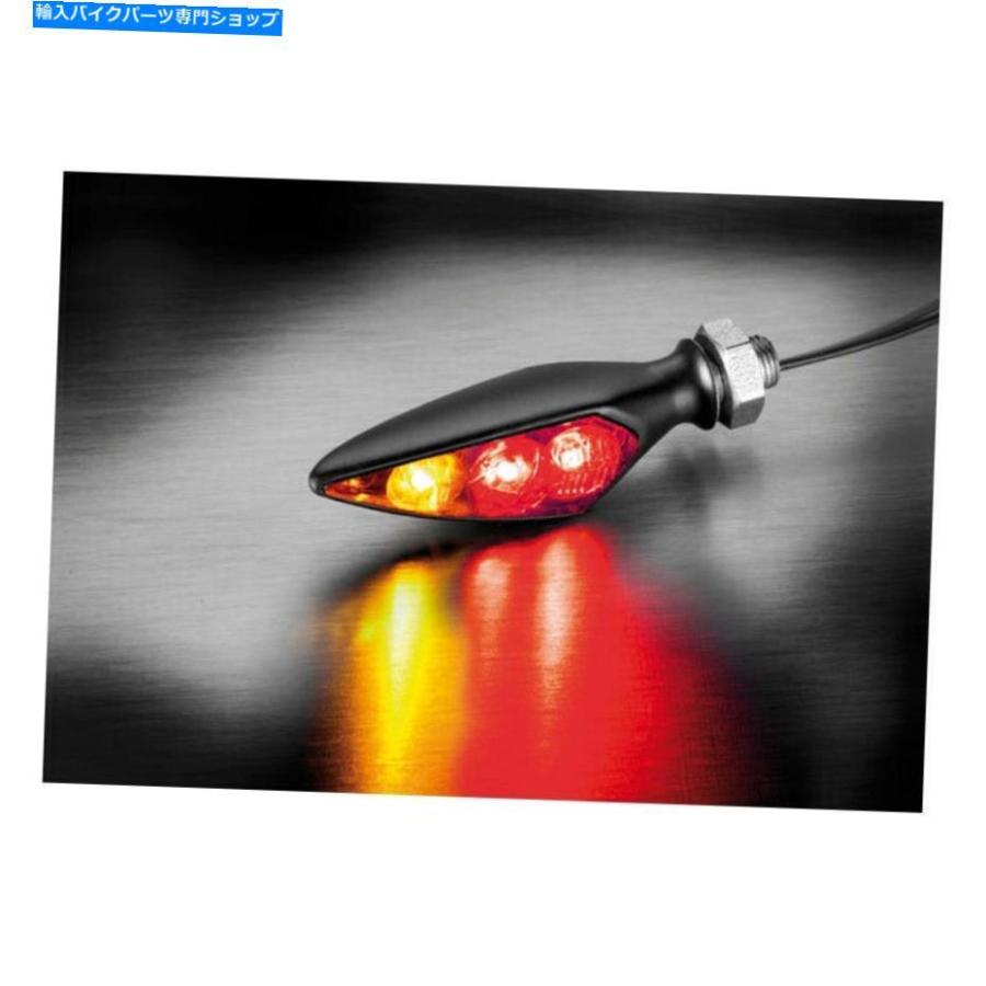 テールライト すべてのハーレー - ダビッドソン黒走行/ブレーキ/回転信号 - 1マイクロのTaillight 3 ALL HARLEY-DAVIDSON BLACK RUNNING/BRAKE/TURN S