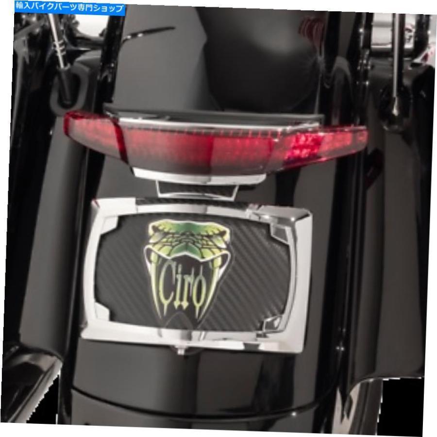 テールライト CiRO Chrome Taillightとライセンスプレートマウント2010-1427 CIRO Chrome Taillight and Licence Plate Mount 2010-1427