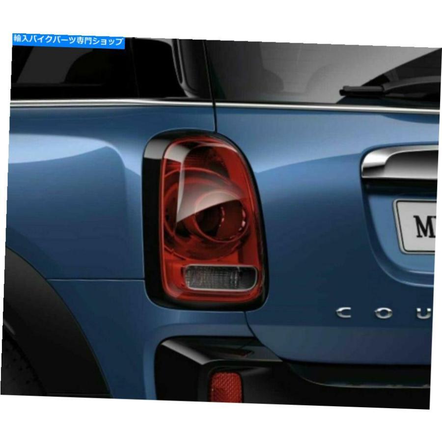 テールランプ ミニ完全無欠JCWトリムリングテールライトランプブラック左N / S旅行者51712414989 MINI Genuine JCW Trim Ring Tail Light Lamp Black Left N