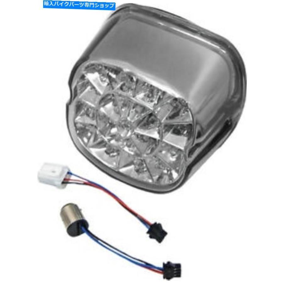 テールライト ハードドライブレイダウンLED Taillightスモークレンズ（L24-0433DMLED） HARDDRIVE LAYDOWN LED TAILLIGHT SMOKED LENS (L24-0433DMLED