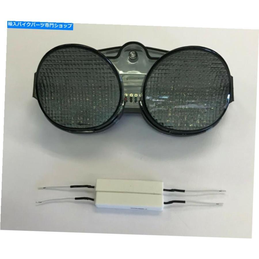テールランプ 01-02 R6煙LED Taillightテールランプ組み入れるシグナルリアブレーキ2001-2002 01-02 R6 SMOKE LED Taillight Tail Light Integrated Signals