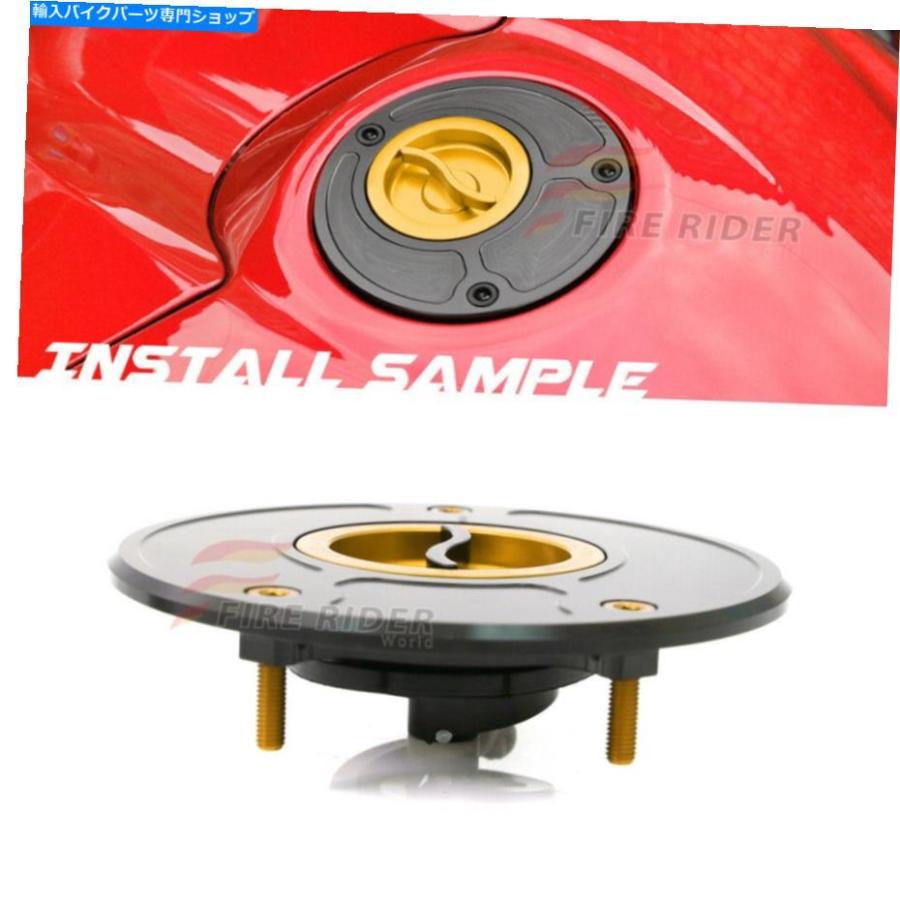 Gas Tank 川崎ZX-10R 06-13 07 08 09 10 11 12 13 Gold Quick Lock