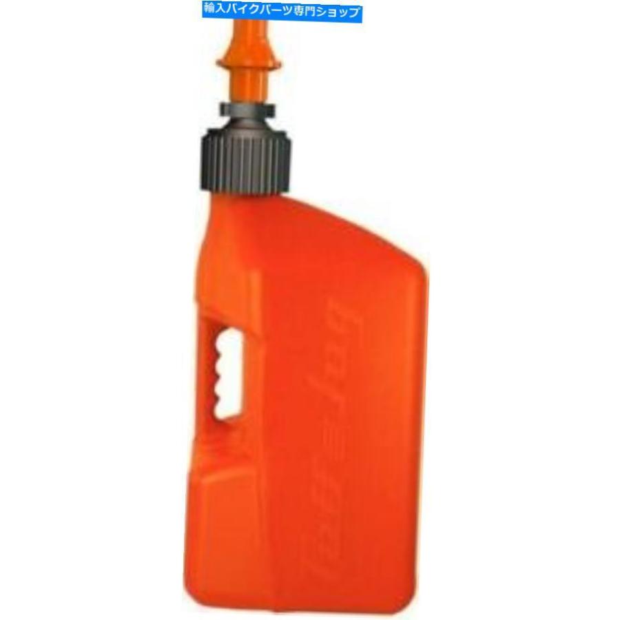 Gas Tank Tuff Jug Ripperキャップガスは25ガロンのオレンジ色を撮る