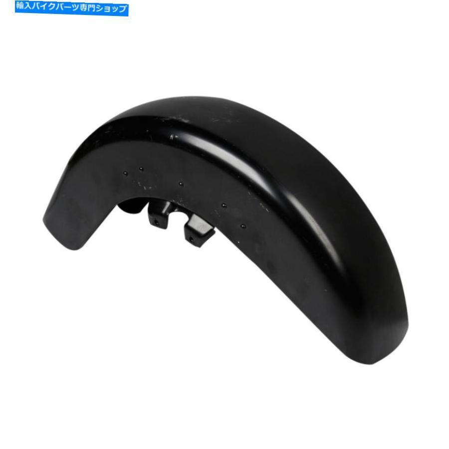 Front Fender ハーレーツーリングストリートグライドFlhr 1989-2013のためのフロントフェンダーの不具合の黒フィット Front Fender Unpainted Black F